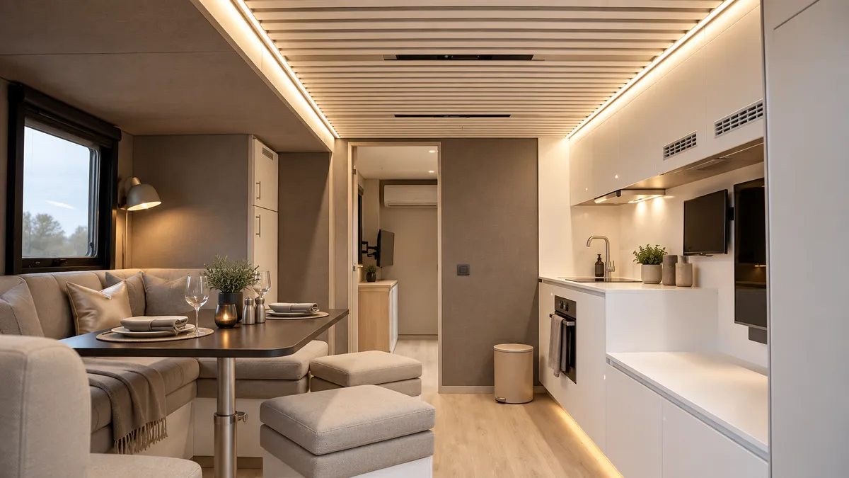 Bright, prepared interior